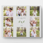 Collage Plaque für benutzerdefinierte acht Fotos Fotoplatte (Vorderseite)