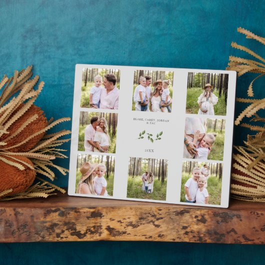 Collage Plaque für benutzerdefinierte acht Fotos Fotoplatte (Seite)