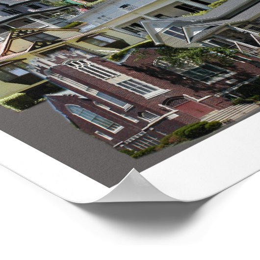 Collage Poster, Algonac Michigan Poster (Ecke)