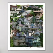 Collage Poster, Saline Michigan Poster (Vorne)