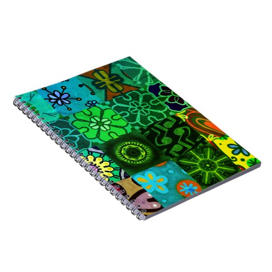 Collage Print 2 Notebook Notizblock (Rechte Seite)