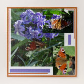 Collage Puzzle: Pfauenschmetterling Puzzle (Horizontal)