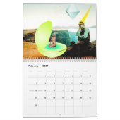 Collage - Retro Fiction Calendar Kalender (Feb 2027)