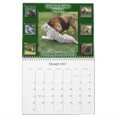 Collage-Schneeleopard Kalender (Jan 2027)