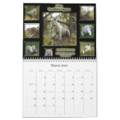 Collage-Schneeleopard Kalender (Mär 2026)