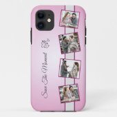 Collage schöne Couple 4 Foto iPhone Case (Rückseite)