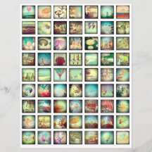 Collage Sheet Vintag Romantic Scrapbook elements