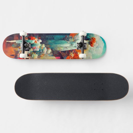 Collage Skateboard - Benutzerdefiniertes Design (Horizontal)