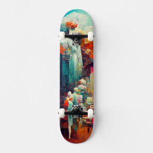 Collage Skateboard - Benutzerdefiniertes Design