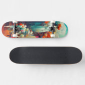 Collage Skateboard - Maßgeschneidertes Design (Horizontal)