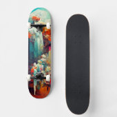 Collage Skateboard - Maßgeschneidertes Design (Vorderseite)