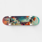 Collage Skateboard - Maßgeschneidertes Design (Horizontal)