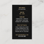 Collage Style Realtor Open House Werbekarten Visitenkarte (Rückseite)