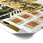 Collage Torn Art Therapy Handentworfenes Poster (Ecke)