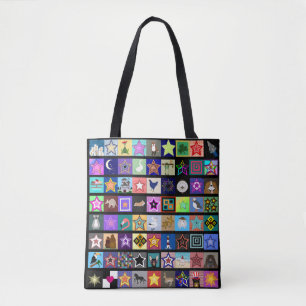 Collage Tote Bag Tasche