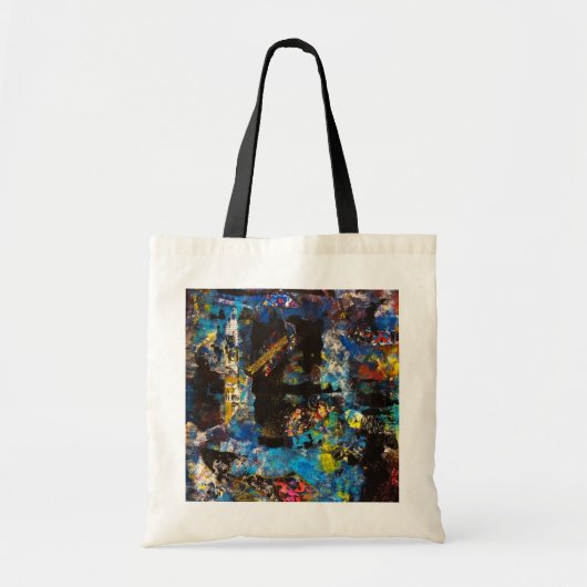 Collage Tote Bag Tragetasche (Vorne)