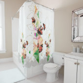 Collage Vintag Duschvorhang (Beispiel)