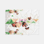 Collage Vintag Fleecedecke (Vorderseite (Horizontal))