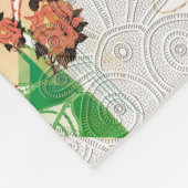 Collage Vintag Fleecedecke (Ecke)