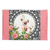 Collage Vintag Kissenbezug (Rückseite)