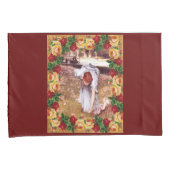 Collage Vintag Retro mit Spitzen und Blume Kissenbezug (Vorderseite-Rechts)