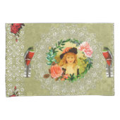 Collage Vintag Retro mit Spitzen und Blume Kissenbezug (Vorderseite-Rechts)