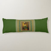 Collage Vintag Retro mit Spitzen und Blume Seitenschläferkissen (Rückseite)