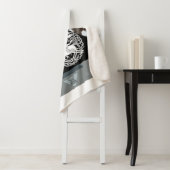 Collage Vintag Retro mit Spitzen und Blume Sherpadecke (Beispiel)