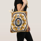 Collage Vintag Retro mit Spitzen und Blume Tasche (Von Nahem)