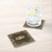 Collage Vintag Retro mit Spitzen und Blume Untersetzer (Vor Ort)