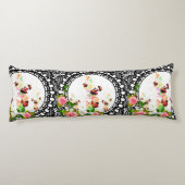 Collage Vintag Seitenschläferkissen (Rückseite)