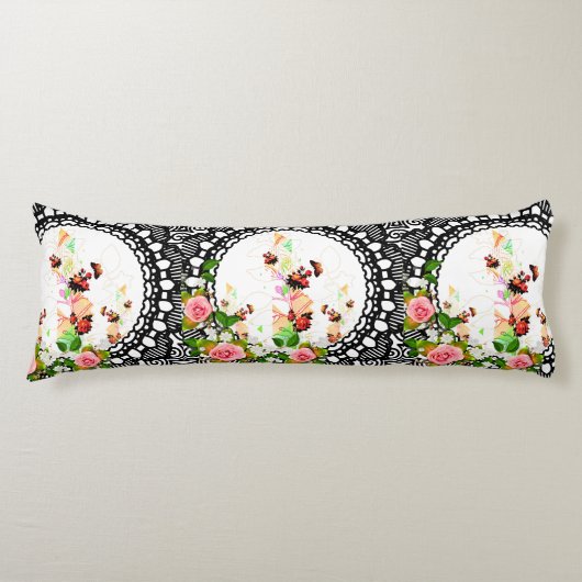 Collage Vintag Seitenschläferkissen (Vorderseite)