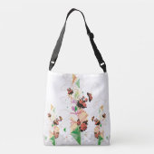 Collage Vintag Tragetaschen Mit Langen Trägern (Rückseite)