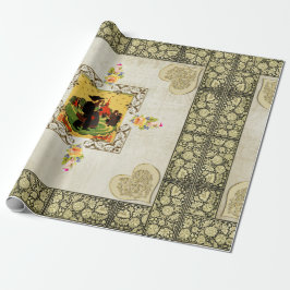 collage vintage geschenkpapier