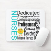 Collage zur Erkennung von Krankenschwestern - Woch Mousepad (Mit Mouse)