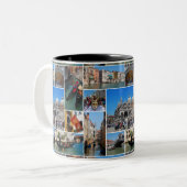 Collage Zweifarbige Tasse (Vorderseite Links)
