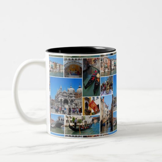 Collage Zweifarbige Tasse (Links)