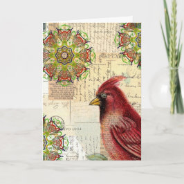 Collaged alte Buchstaben, der Vatertag Karte