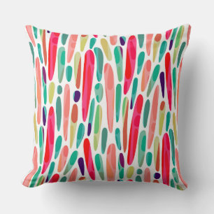 Collaged Color Splash 150222 v2 Throw Kissen