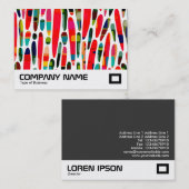 Collaged Color Splash 150222 Visitenkarte (Vorne/Hinten)