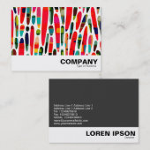 Collaged Color Splash 150222 Visitenkarte (Vorne/Hinten)