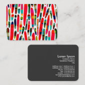 Collaged Color Splash 150222 Visitenkarte (Vorne/Hinten)