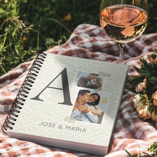 Collaged Initial Stories Notizblock