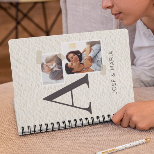 Collaged Initial Stories Notizblock