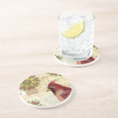 Collaged Old Papers and Kardinal Sandstein Untersetzer (Seite)