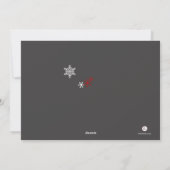 Collagen-Tafel-Foto-Karte Feiertagskarte (Rückseite)