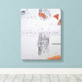 Collages Bruyants Artist's Book 10. page Leinwand (Insitu (Holzboden))