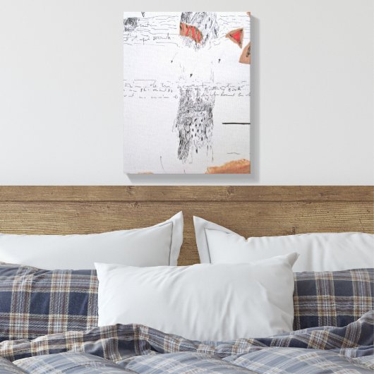 Collages Bruyants Artist's Book 10. page Leinwand (Insitu (Schlafzimmer))