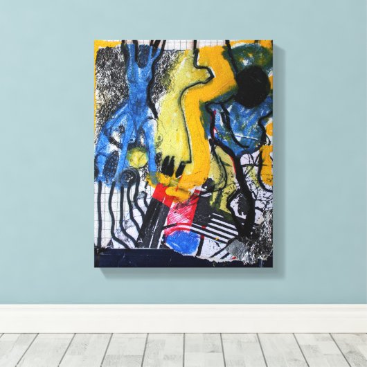 Collages Bruyants Artist's Book 16. page Leinwand (Insitu (Holzboden))