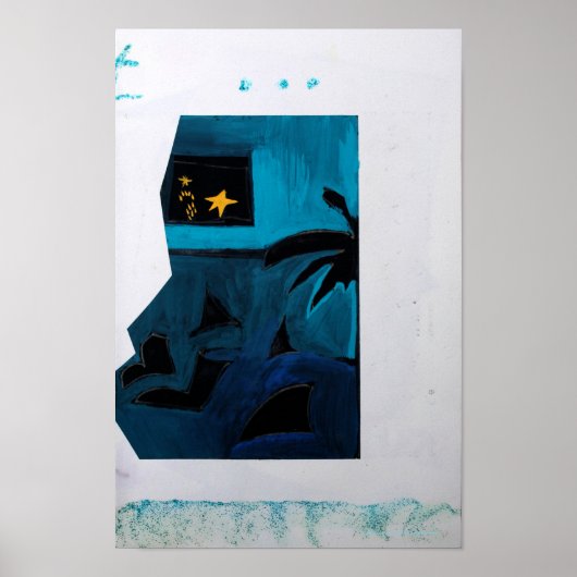 Collages Bruyants Artist's Book Blue Room 2 Poster (Vorne)